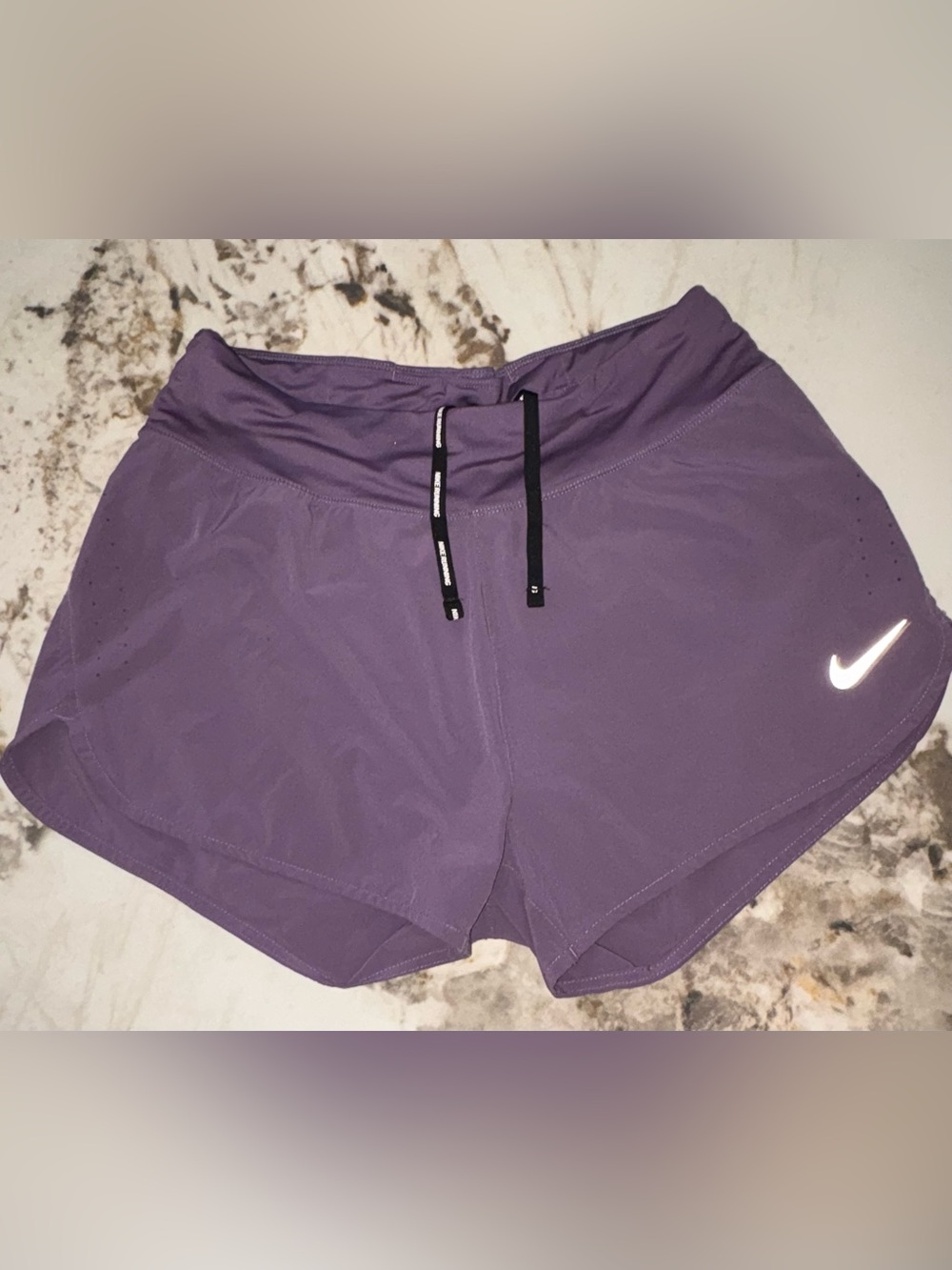 Nike Women's Lavender Athletic Drawstring Shorts